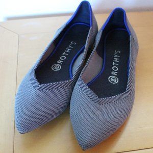 Rothy's The Point Pebble Grey Flats